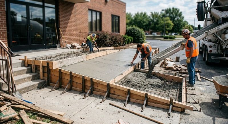 Concrete Ramp Construction